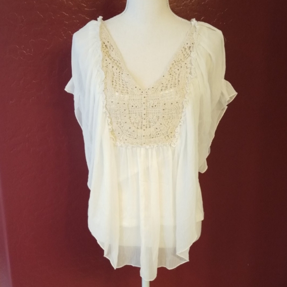 living doll Tops - EUC Living Doll Boho Top Medium